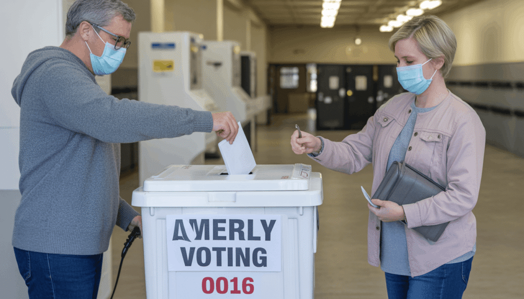 Ohio early voting begins today April 7 2026 for May 2026 primary election voters at polling station