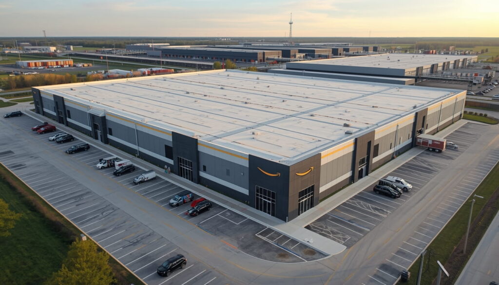 Amazon’s new 1.2 million-square-foot fulfillment center in Etna, Ohio officially opens on April 6, 2026, creating 1,500 jobs along Interstate 70 east of Columbus