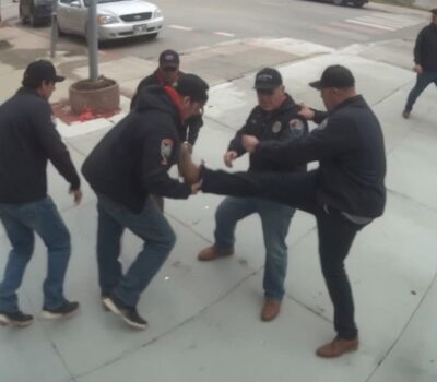 Surveillance video captures brutal attack on 63-year-old homeless veteran in Toledo Ohio near Lucas County Courthouse